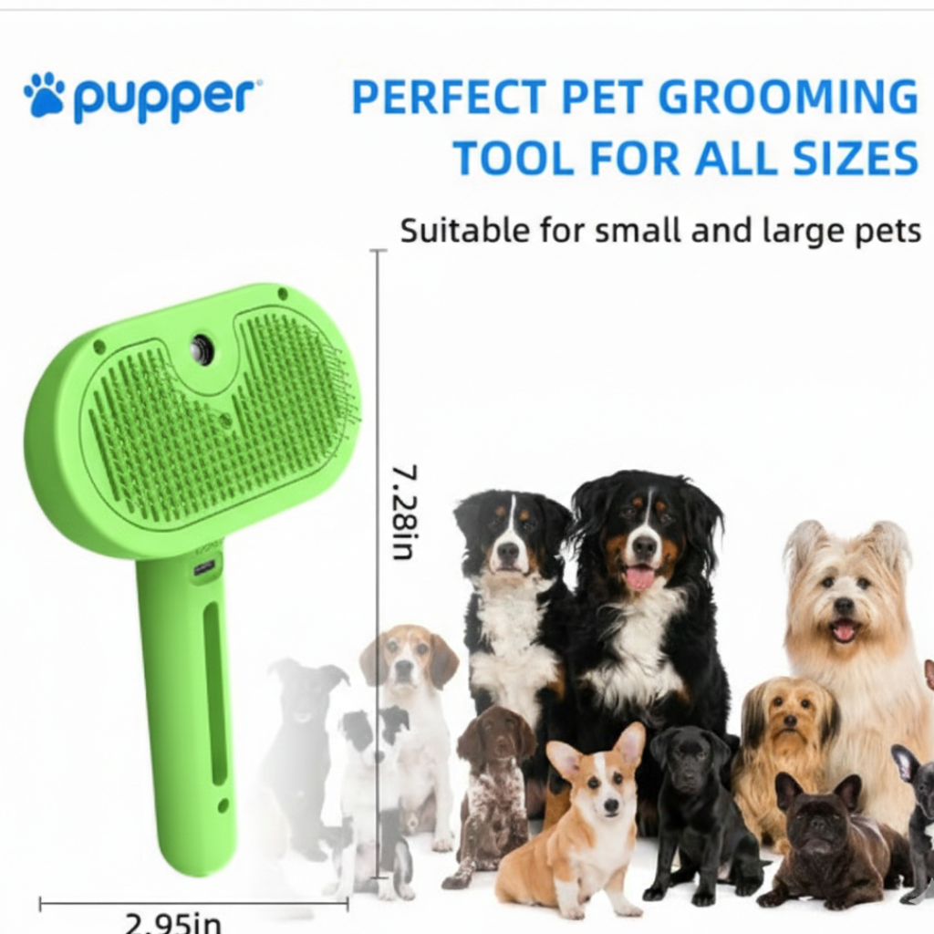 Self-Cleaning Pet Grooming Brush