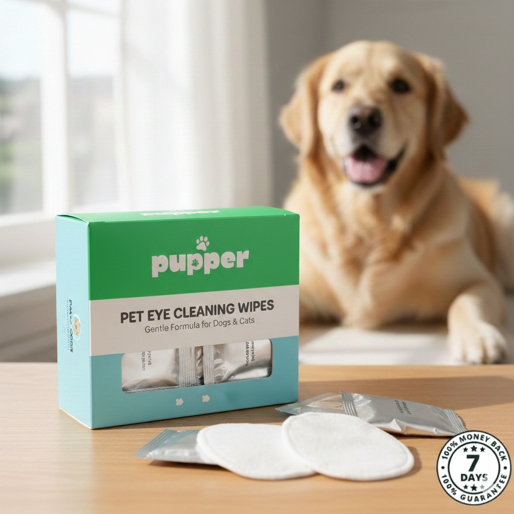 Pet Eye Cleaning Wipes – Gentle Tear Stain Care for Dogs & Cats
