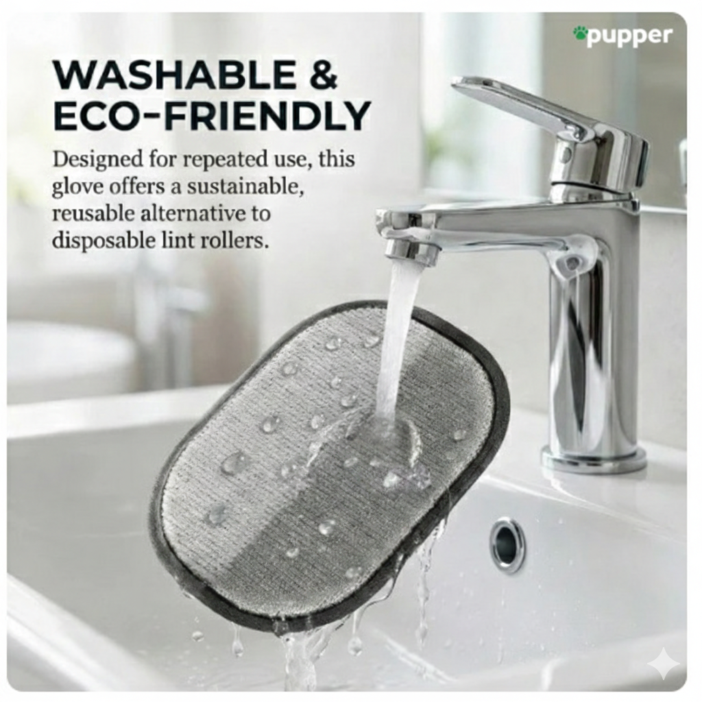 Gentle Pet Hair Removal Gloves for Daily Grooming