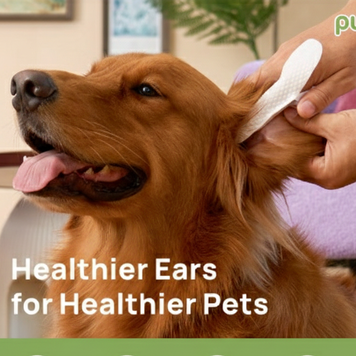 Ear Cleaning Wipes for Dogs & Cats – Gentle Ear Hygiene Care