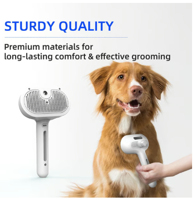 Self-Cleaning Pet Grooming Brush